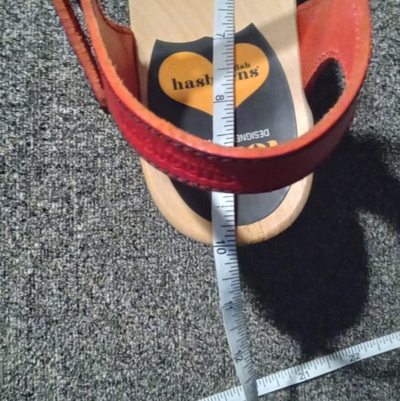 Swedish Hasbeens Red Heart Sandals - Picture 3 of 16
